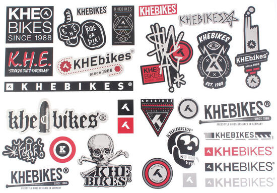 Original KHE Aufkleberbogen