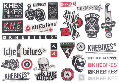 Original KHE Aufkleberbogen