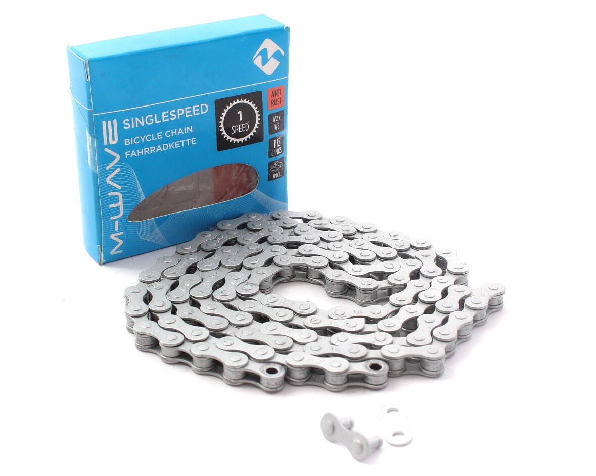 Cadena BMX KHE M-WAVE inoxidable 2/4