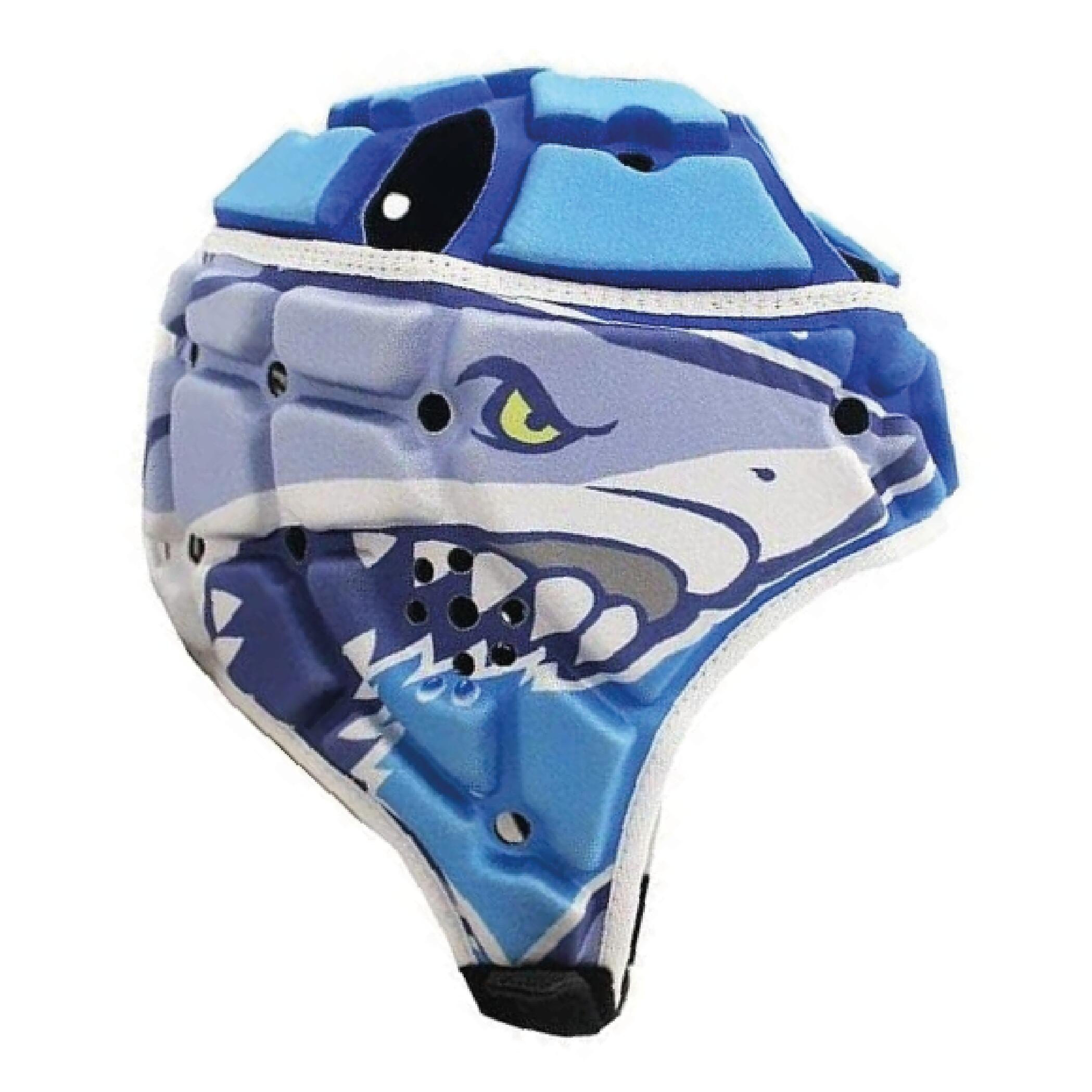 Casque de rugby Impact pour adulte Bleu Requin 3/3
