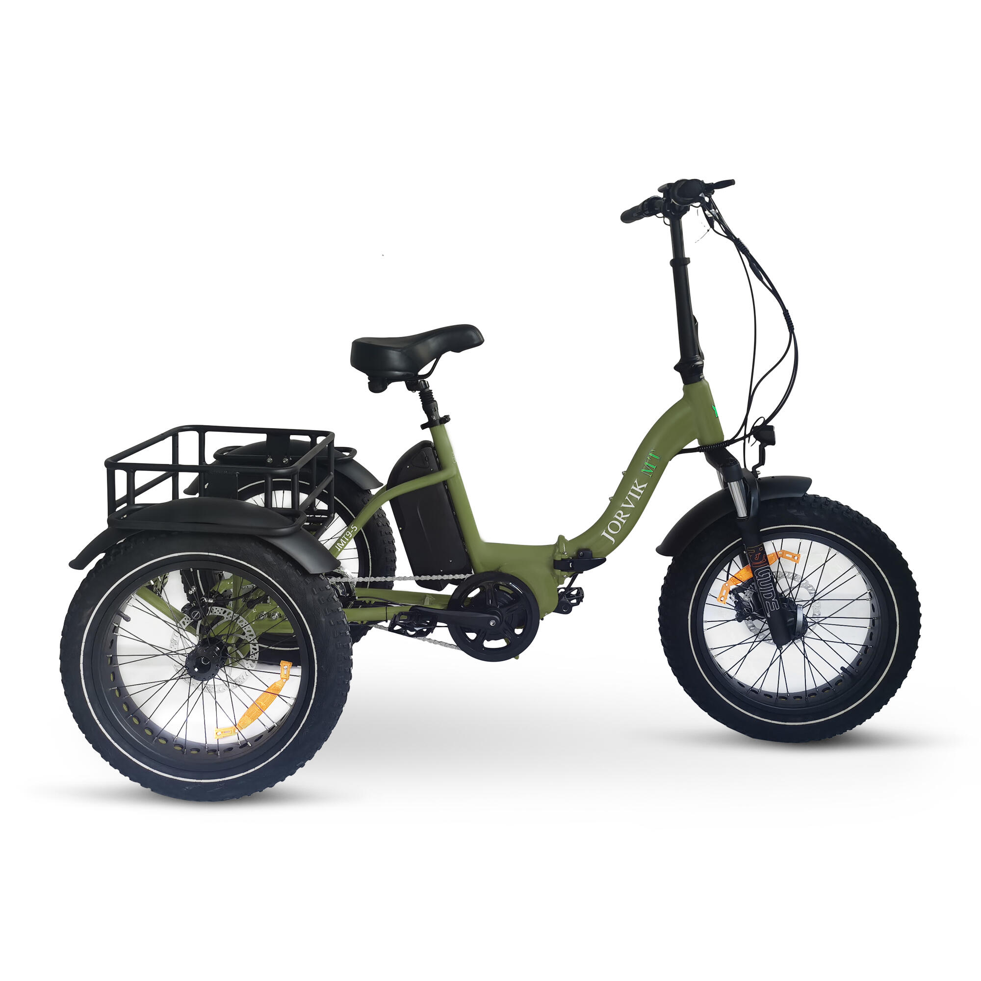 Mid Drive Folding Electric Mountain Trike JMT9 (500w) 6/7