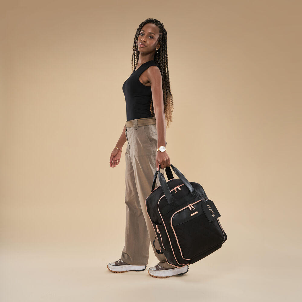 Travel Hack Women's Hybrid Underseat Trolley Bag 45x36x20cm 7/7