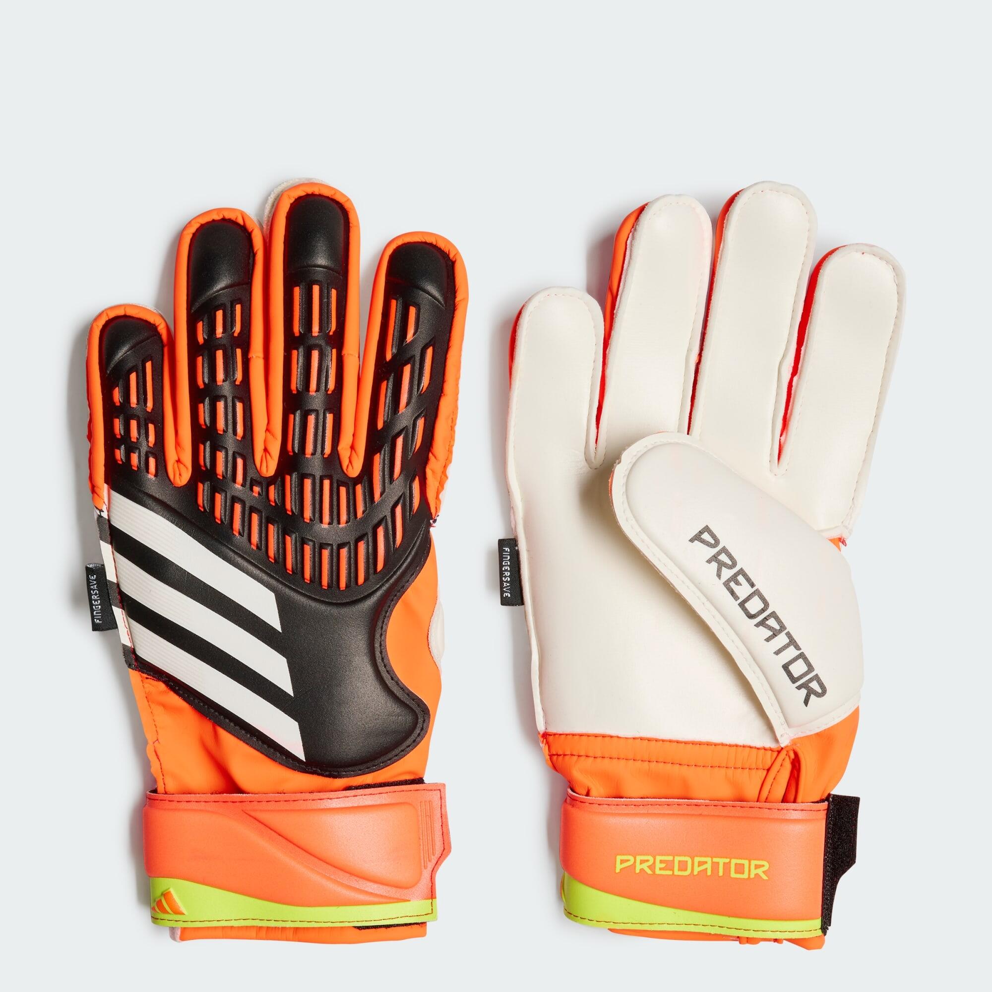 Predator Match Fingersave Goalkeeper Gloves Kids 5/6