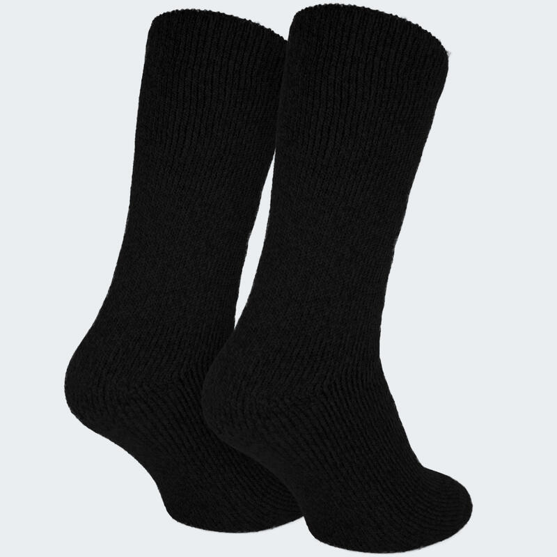 Dames thermosokken 'fleecy' | Behaaglijke sokken | Eén maat | Zwart
