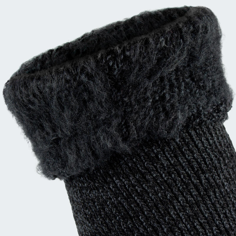 Chaussettes thermiques | 2 paires | Femme | Taille unique | Anthracite