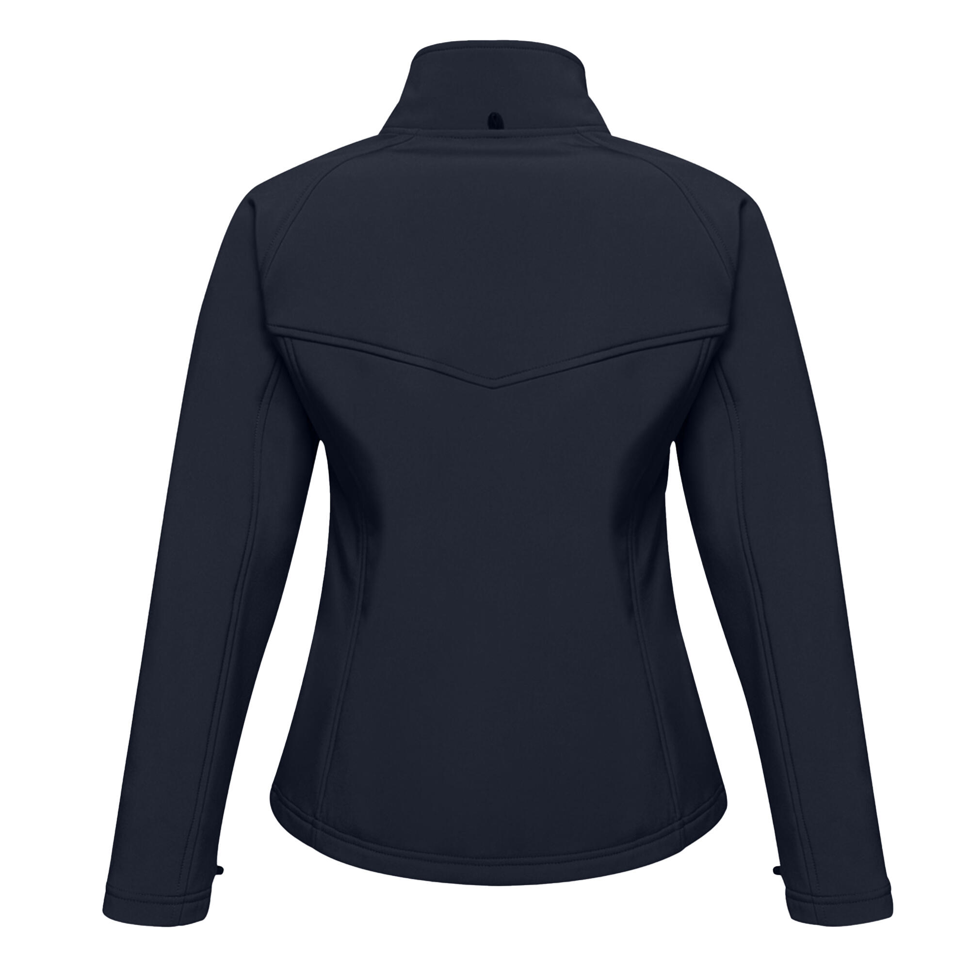 Ladies Uproar Softshell Wind Resistant Jacket (Navy/Navy) 2/4