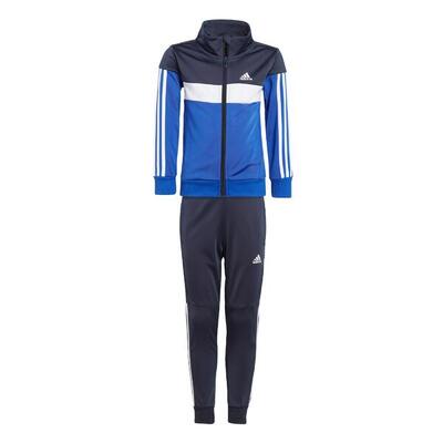 Tiberio 3-stripes colorblock shiny trainingspak kids