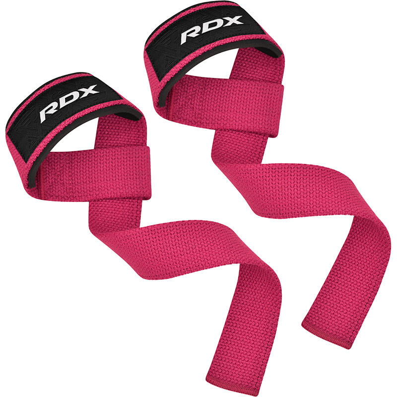 W1 Lifting Straps - Wrist Wraps - Roze - Unisex