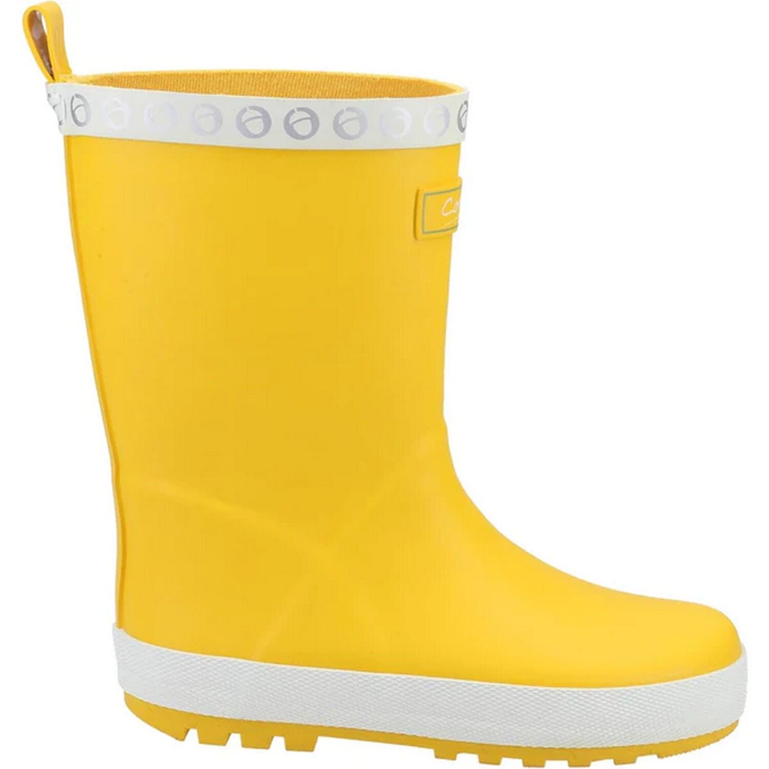 Childrens/Kids Prestbury Wellington Boots (Yellow) 3/5