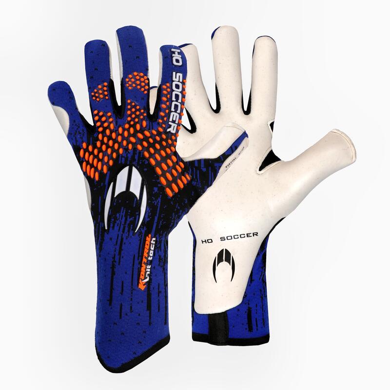 Guanti da portiere Ho Soccer Kontrol Knit Tech Blu per adulti