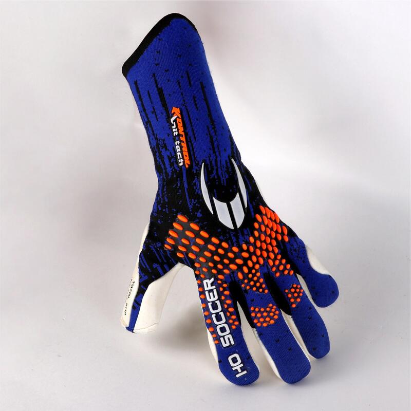 Guanti da portiere Ho Soccer Kontrol Knit Tech Blu per adulti