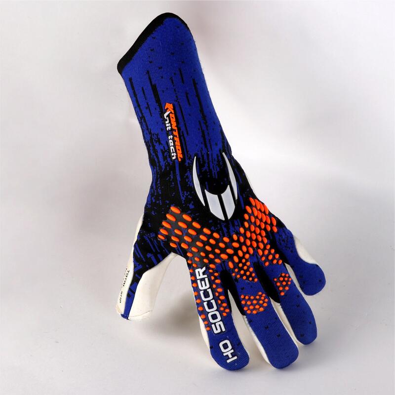 Rękawice bramkarskie do piłki nożnej dla dzieci Kontrol Knit Tech