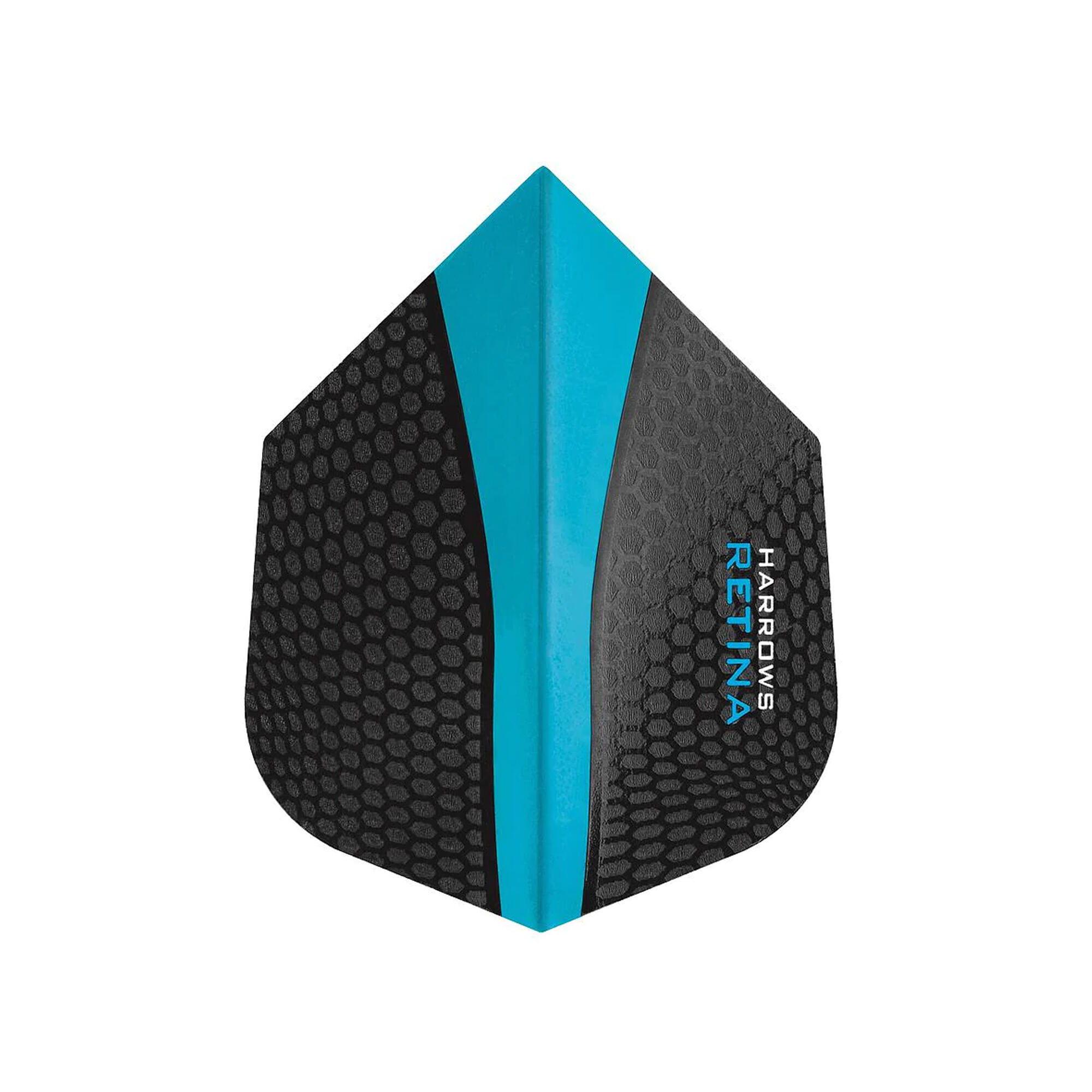 Dimplex Retina Dart Flights (Black/Blue) 4/4