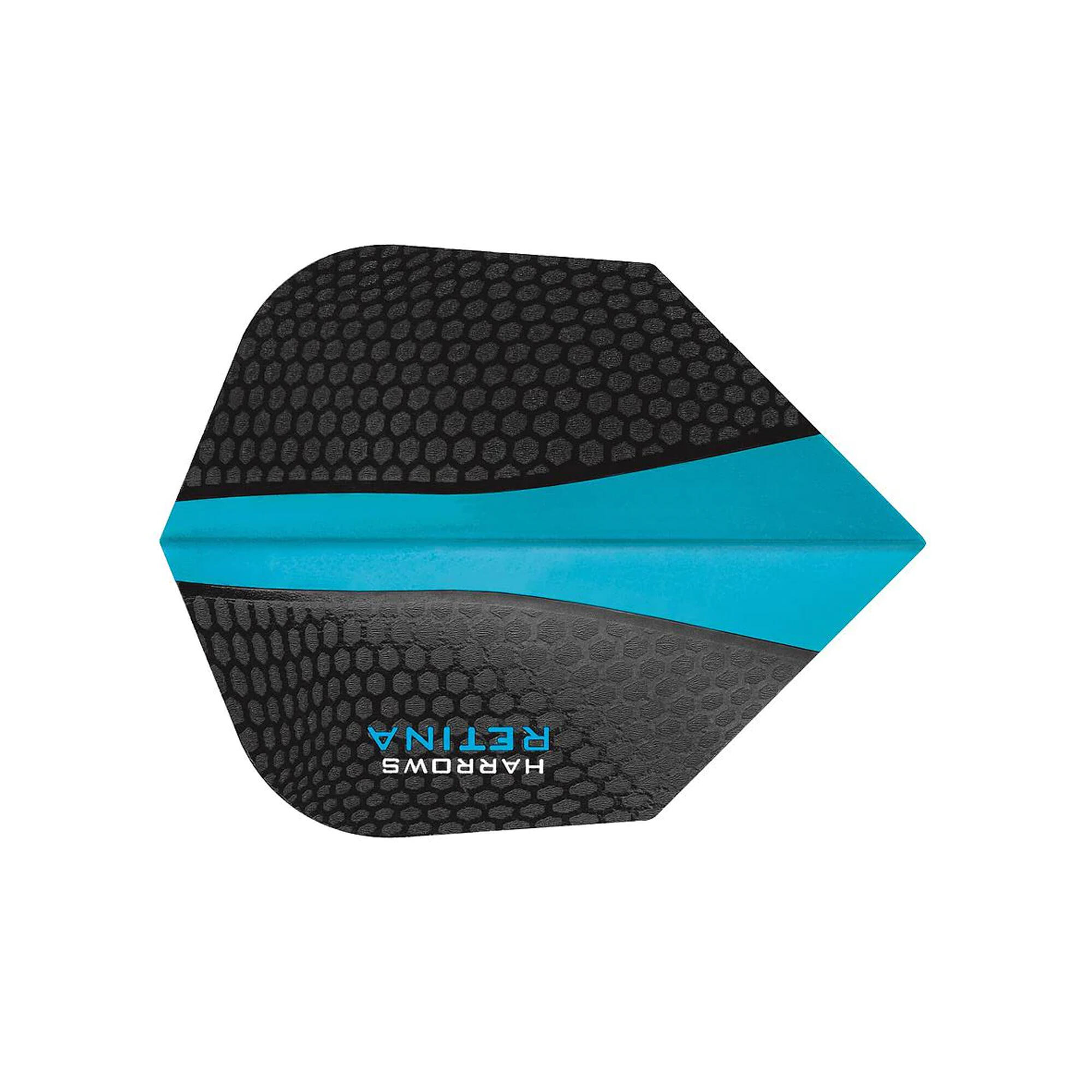 Dimplex Retina Dart Flights (Black/Blue) 2/4