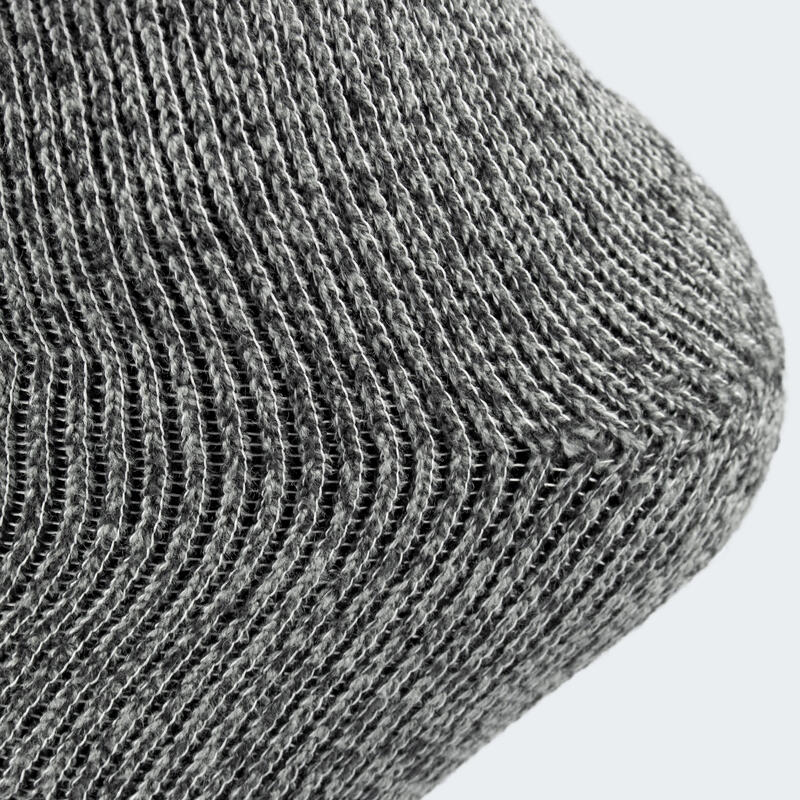 Meias térmicas para homem 'fleecy' | meias confortáveis | 2 pares | cinzento