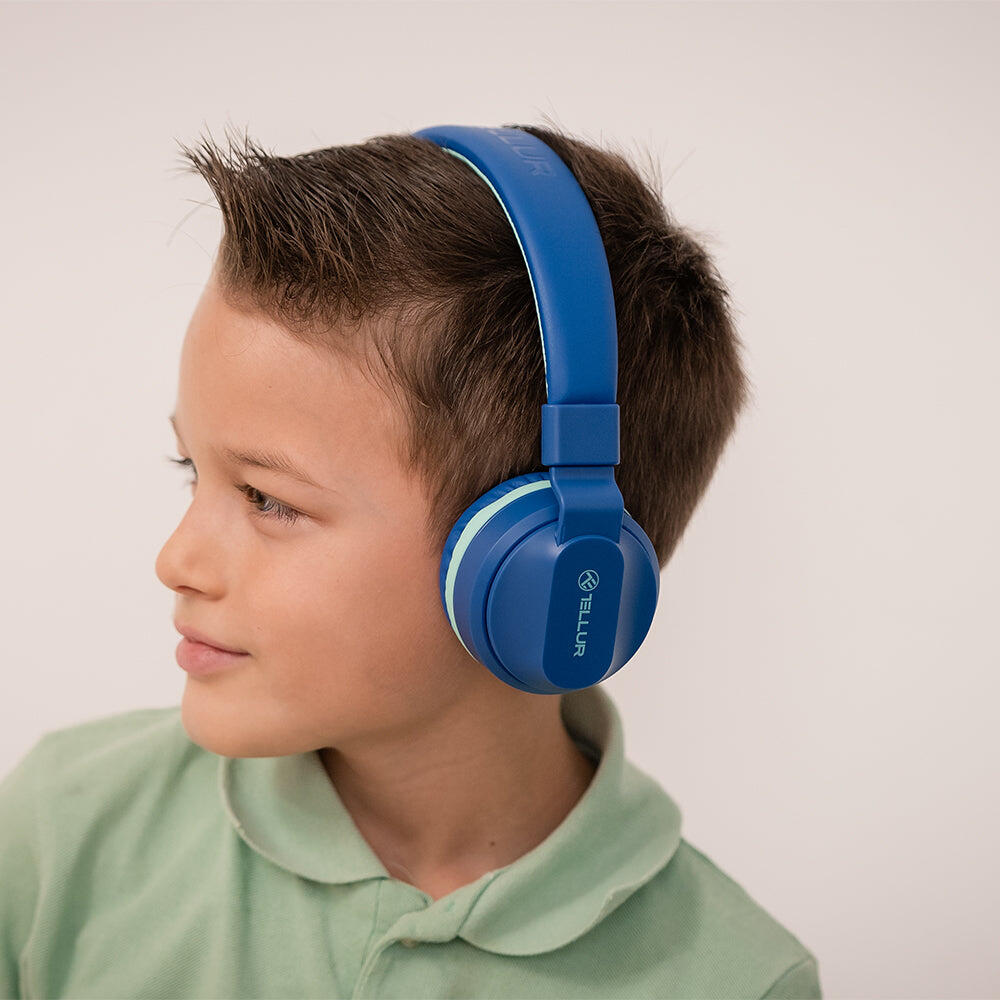 Casti Over-Ear Bluetooth Tellur Buddy Azul 5/7