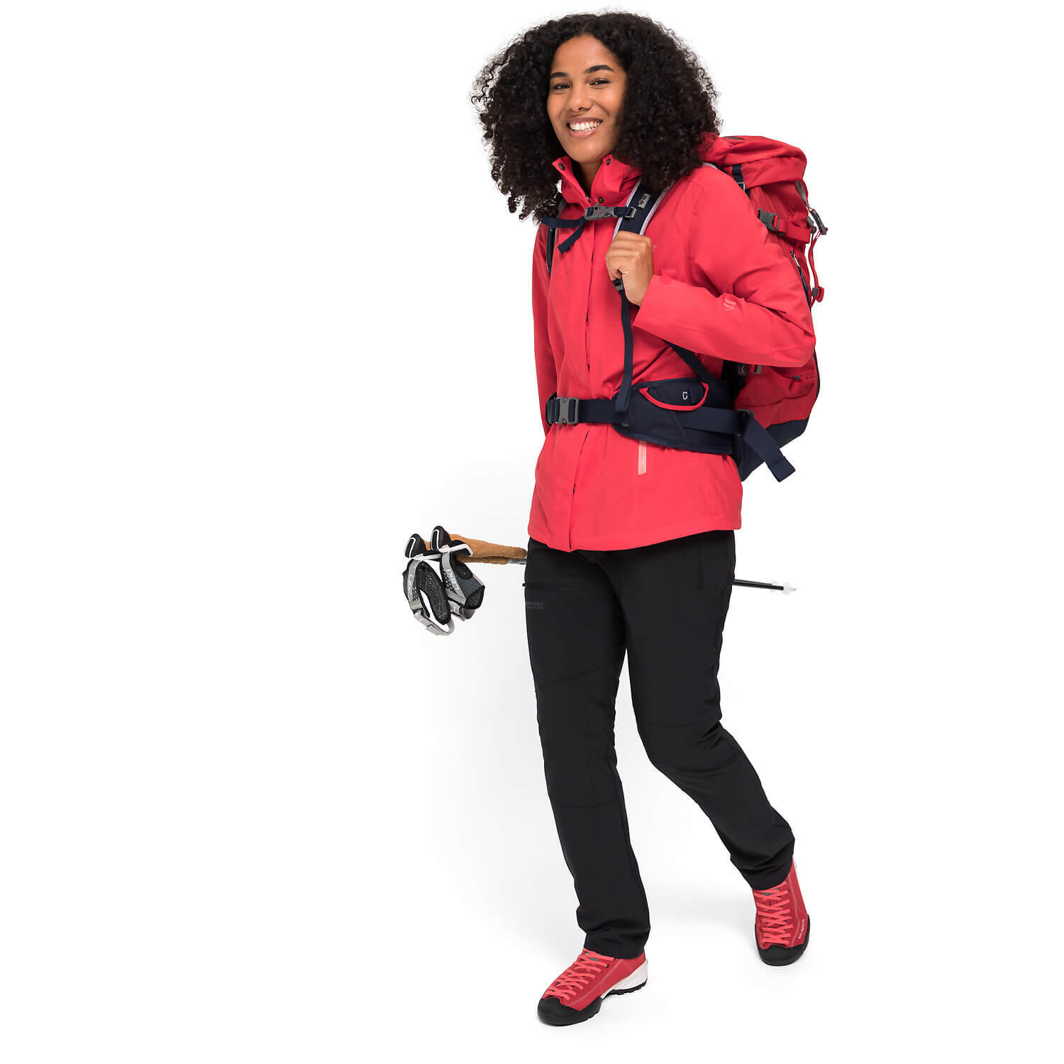 Maier Sports Funktionsjacke Metor rec W Damen watermelon/ tulip 46 6/6