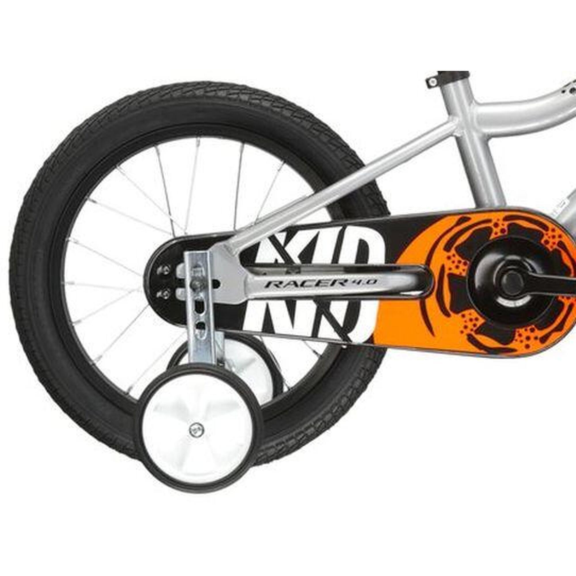 Bicicletă copii Kross Racer 4.0 16'' argintiu/portocaliu