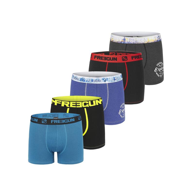 Pack Surprise de 5 Boxers homme en coton