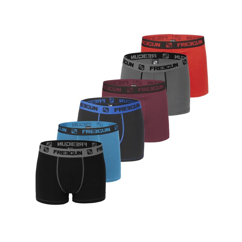 Pack Surprise de 6 Boxers coton homme