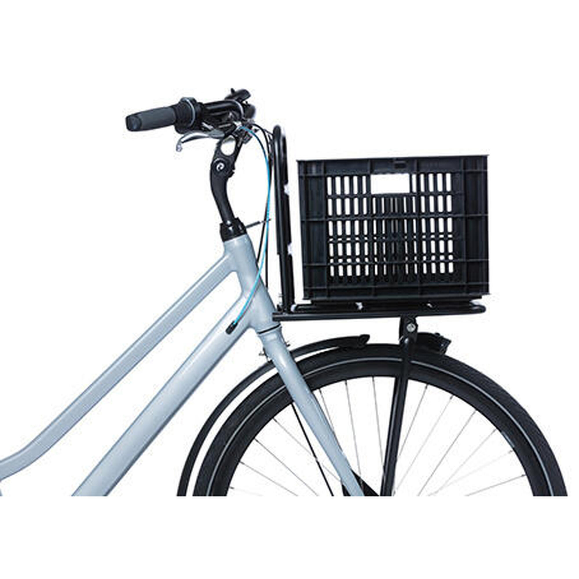 Gerecyclede fietskrat Crate MIK M 29.5 liter 35 x 45 x 25 cm - black