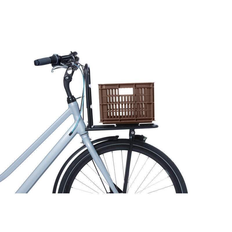 Caisse à vélo recyclée Crate S 17,5 litres 29 x 39 x 20 cm - marron