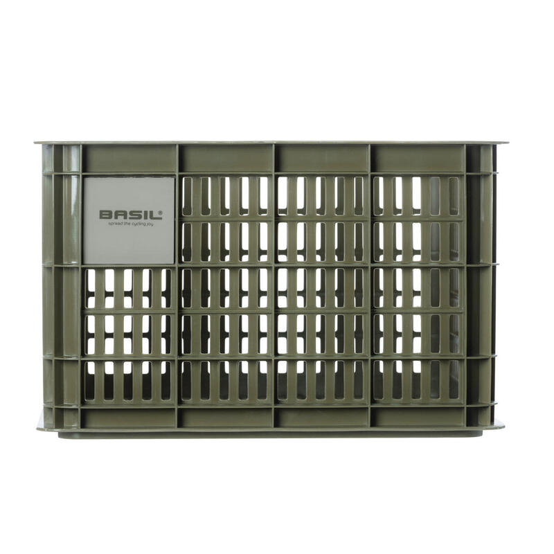 Skrzynia Rowerowa Z Recyklingu Crate M 29,5 Litra 35 X 45 X 25 Cm - Zieleń Mchu