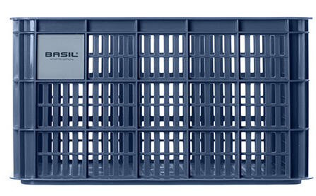 Ящик велосипедный Basil Crate L 40 л из переработанного пластика, синий — фото 5