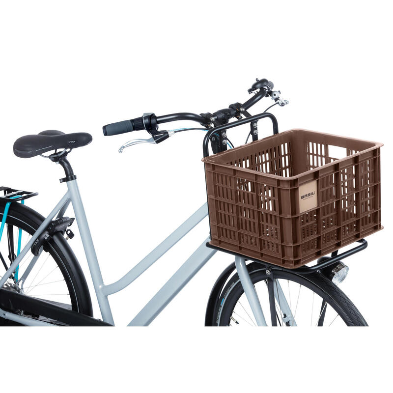 Skrzynia Rowerowa Z Recyklingu Crate M 29,5 Litra 35 X 45 X 25 Cm - Brązowa