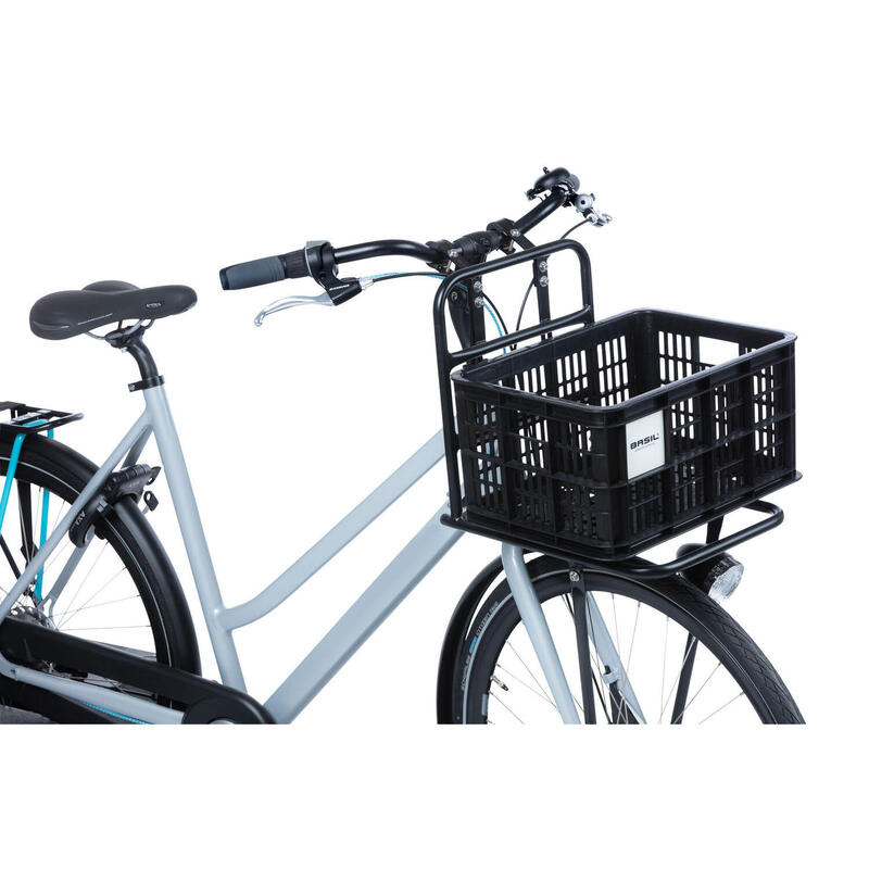 Caisse à vélo recyclée Caisse MIK S 17,5 litres 29 x 39 x 20 cm - noire