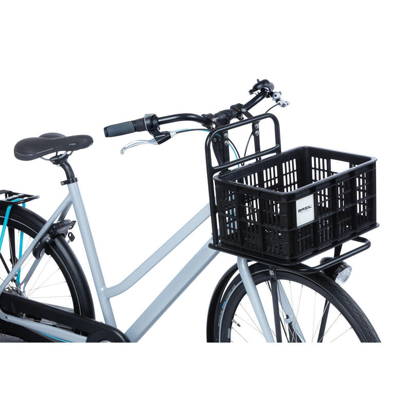 Gerecyclede fietskrat Crate MIK S 17.5 liter 29 x 39 x 20 cm - black