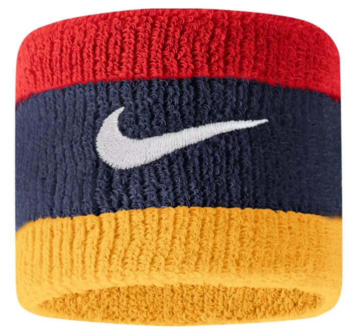 Nike Swoosh Wristbands Color Orange 2/4