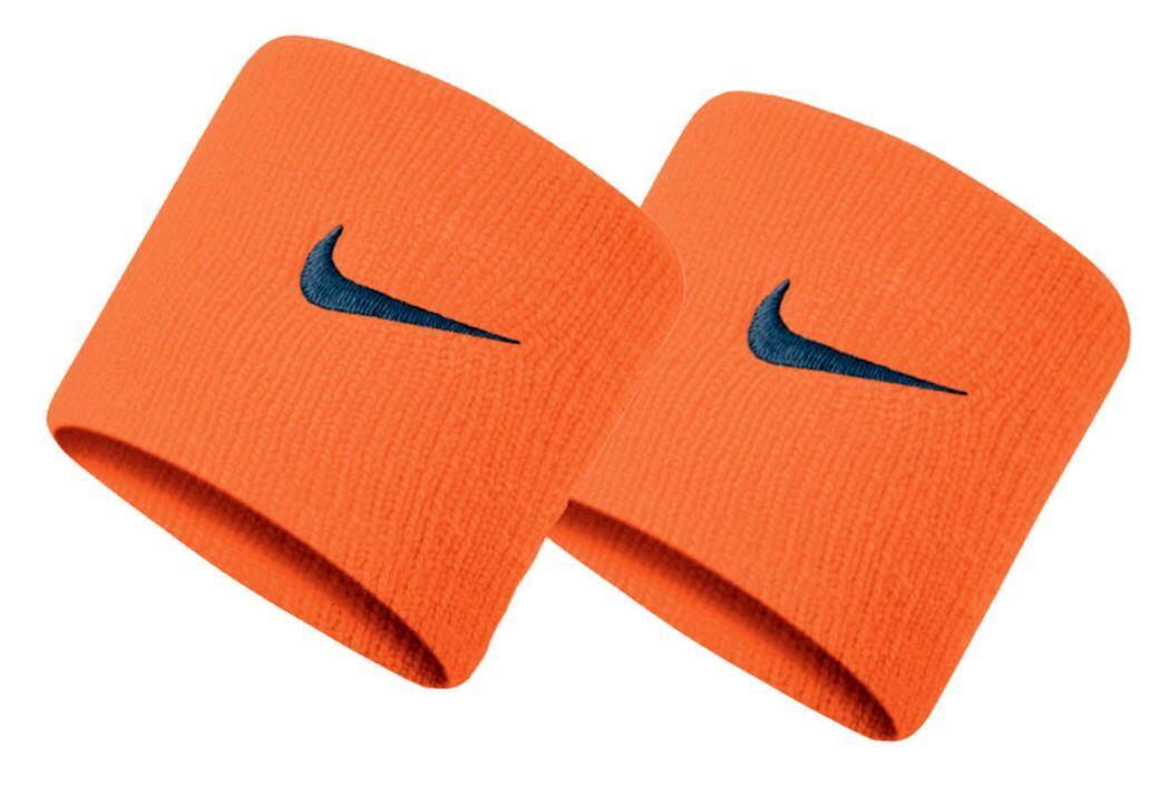 Nike Swoosh Wristbands Color Orange 1/4