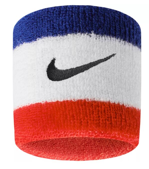 Set di 2 polsi in spugna Nike Swoosh 3/4