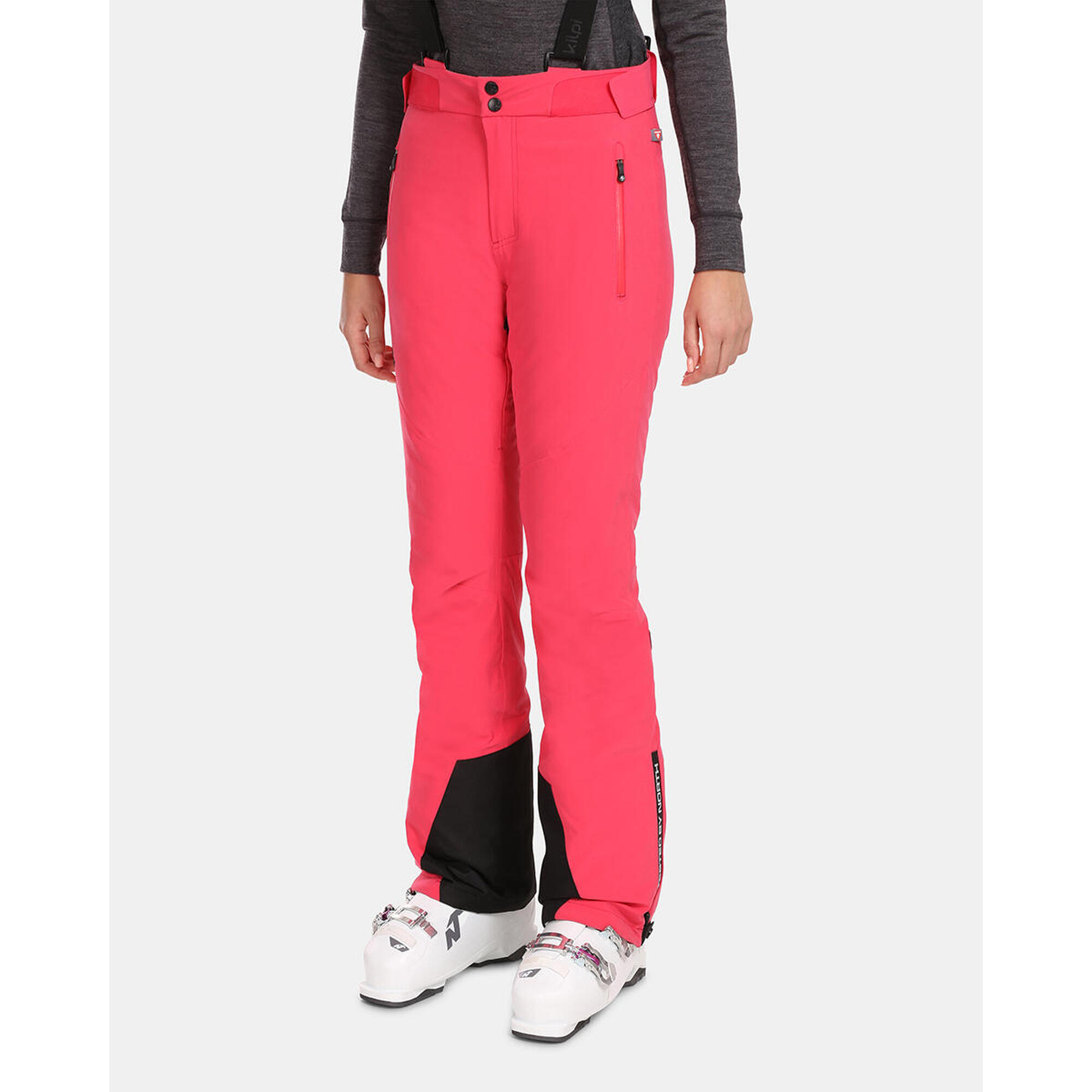 Kilpi - Pantalon Ski Dermizax Primaloft Femme Kilpi Ravel-w - Pantalons - Noir|rose - 34 - Decathlon