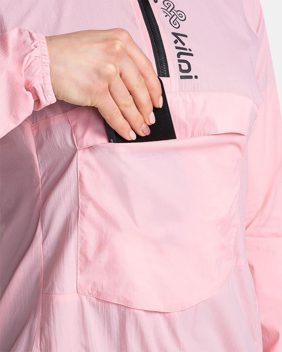 Chaqueta anorak cortavientos ANORI-W mujer KILPI Rosa claro 4/6