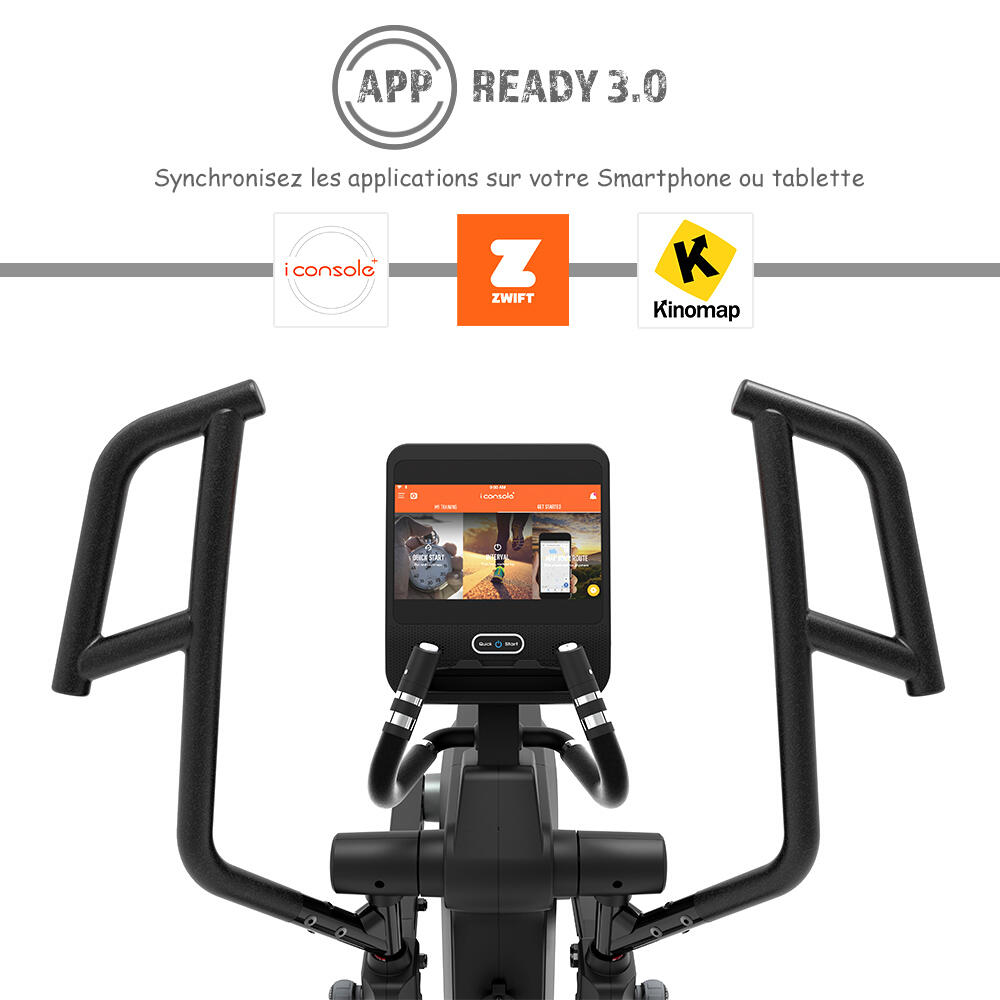[Ellittica elettronica ERX-900 TFT] Attrezzo cardio con schermo TFT e app 3/7