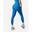 V Crossover Fitness Legging Hoge Taille voor Dames Blauw
