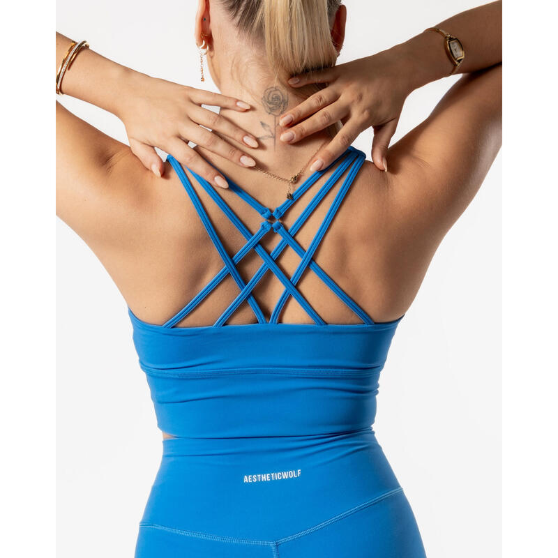 Cross Back Sport-BH Fitness Hellblau