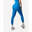 V Crossover-Leggings mit Hoher Taille Fitness Damen Hellblau