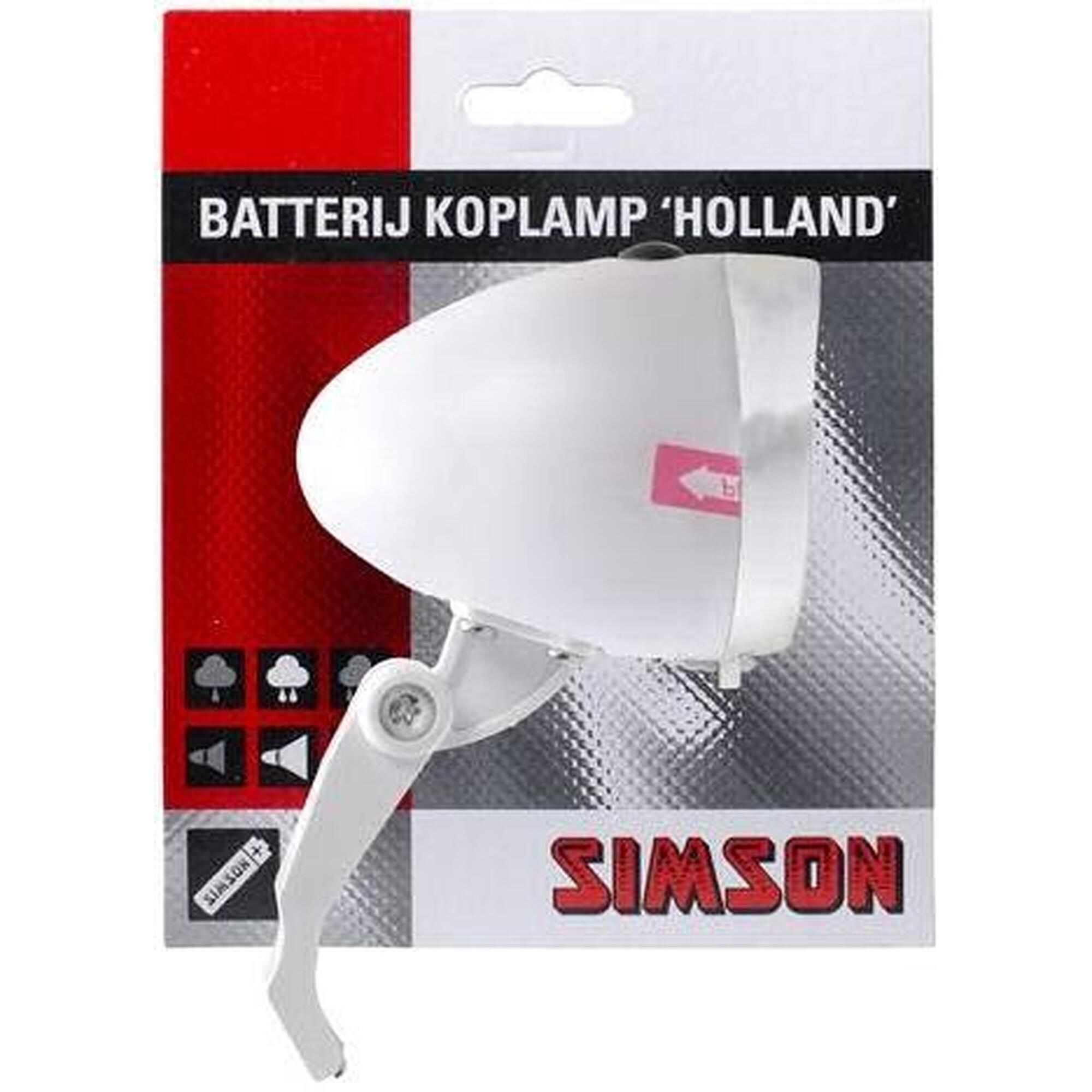 Simson Batterij Voorvork koplamp Holland