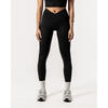 V Crossover Fitness Legging Hoge Taille voor Dames Zwart