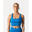 Fitness Top/Soutien Desportivo Cross Back Azul Brilhante