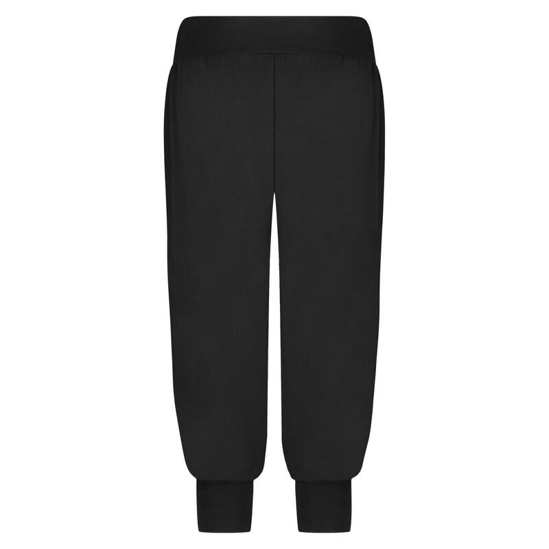 Pantalon large de yoga Isa - Noir