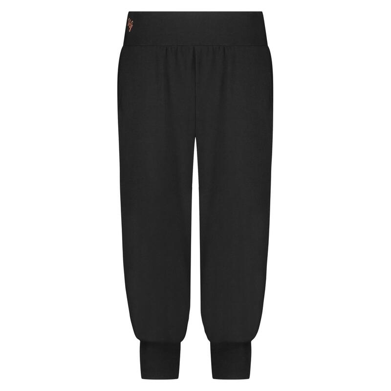 Wijde yoga harem broek Isa - Urban Black