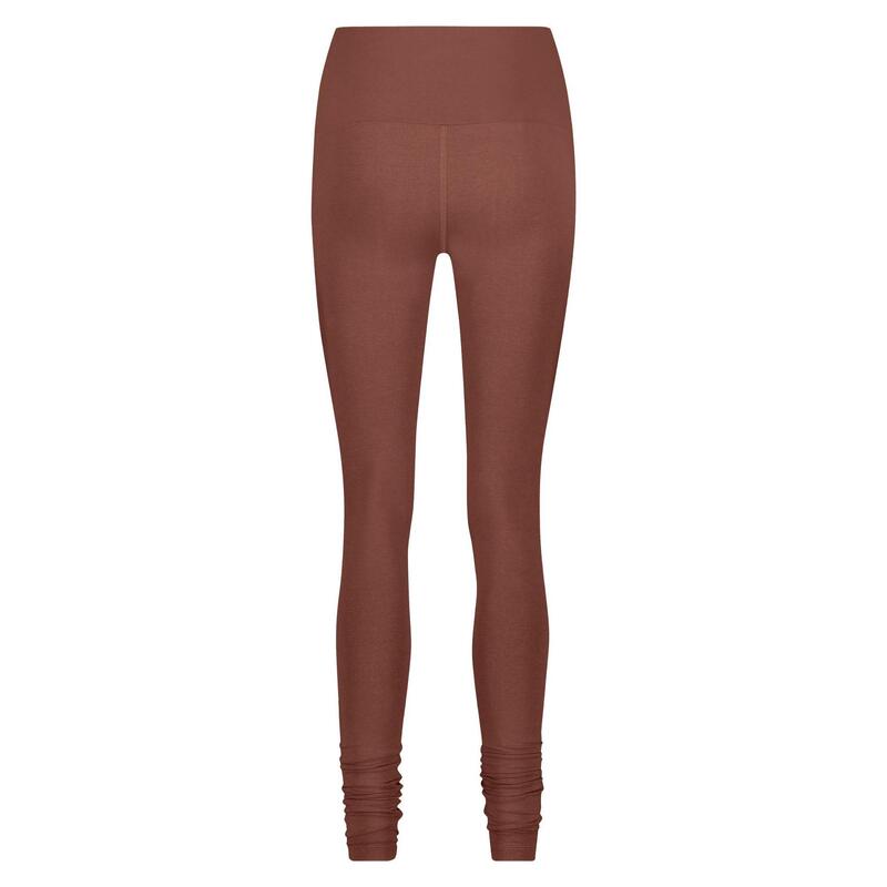 Satya - High-waist legging van bamboe & biologisch katoen - Hibiscus - Mocca