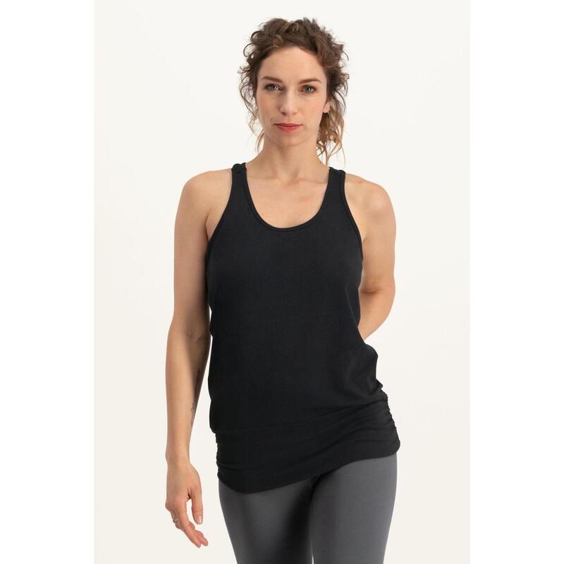 Kami : Multifunctionele top met heupband - Urban Black