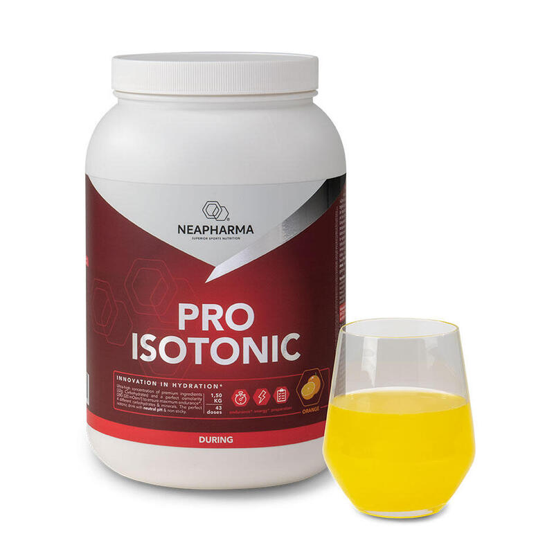 Isotone Sportdrank & energiedrank: sinaasappel, Plakt niet, 43 porties