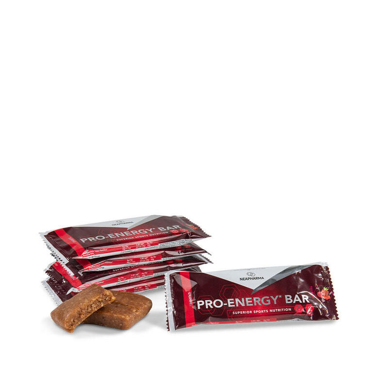 Energie Bar met Rode vruchten - energy bar, 33 carbs, Laag in vet - per 10