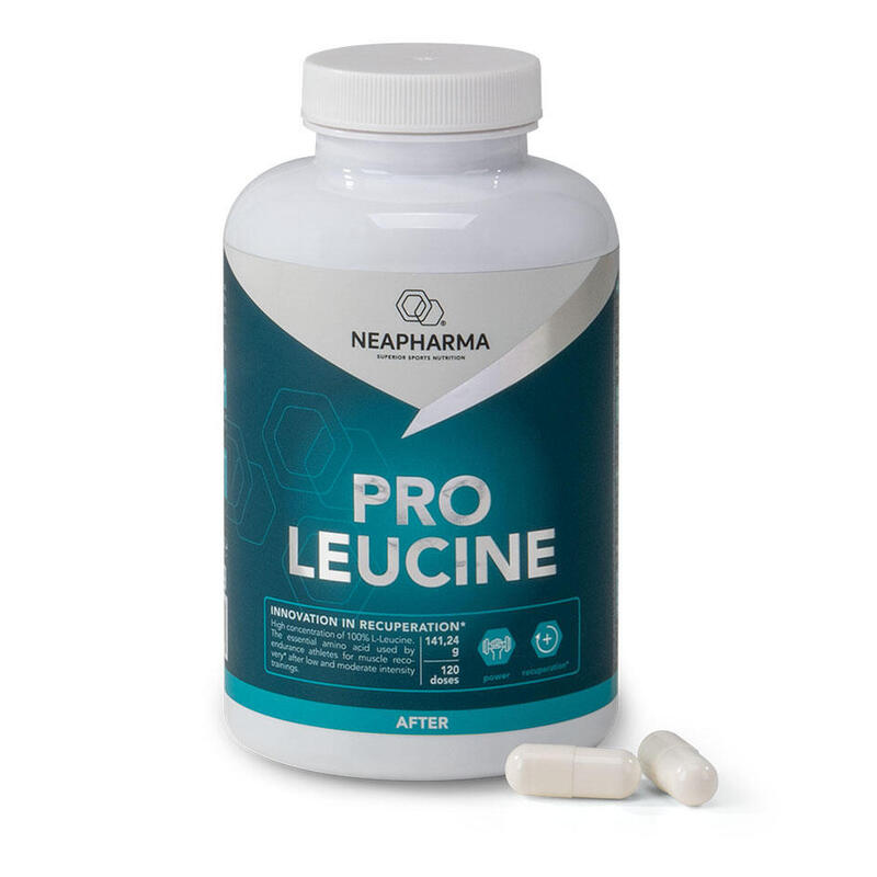 Pro Leucine: Spierherstel, spieropbouw, eiwitten, BCAA, 120 capsules